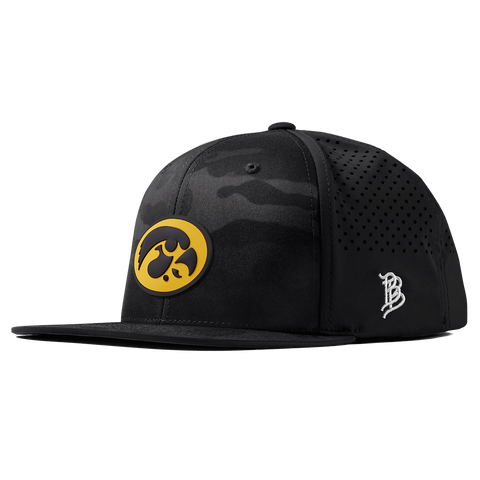 University of Iowa "Iowa Hawkeyes Team Logo" Flat Performance Multicam