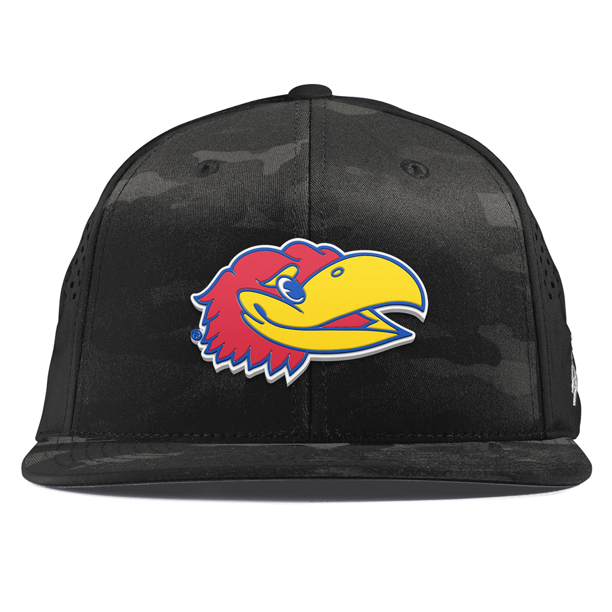 University of Kansas "KU Big Jay" Flat Performance Multicam