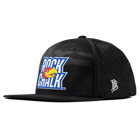 University of Kansas "Kansas Rock Chalk Block" Flat Performance Multicam