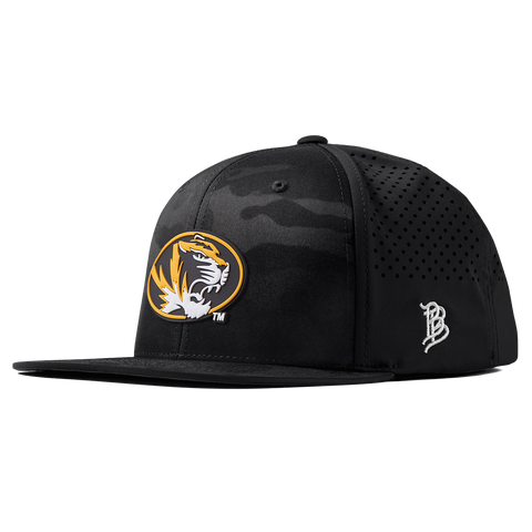 University of Missouri "Missouri Tigers Badge" Flat Performance Multicam