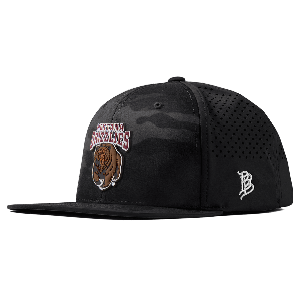 University of Montana "Montana Grizzlies Team Logo" Flat Performance Multicam