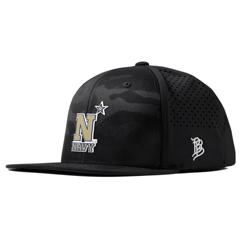 United States Naval Academy "Naval Academy Team Logo Gold" Flat Performance Multicam