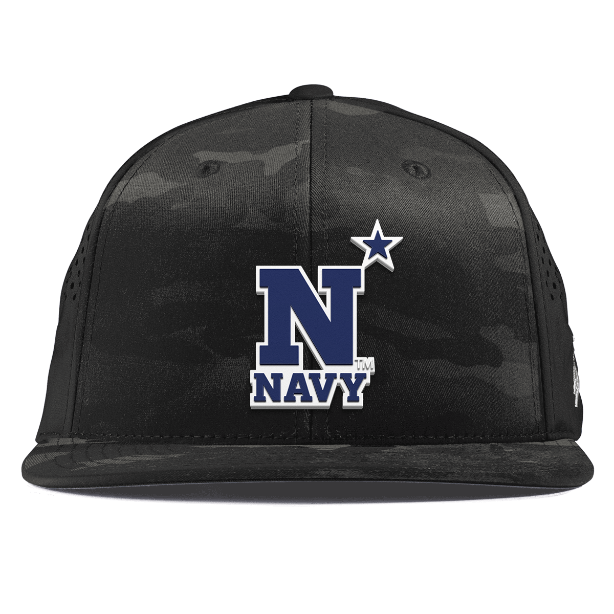 United States Naval Academy "Naval Academy Team Logo Navy" Flat Performance Multicam