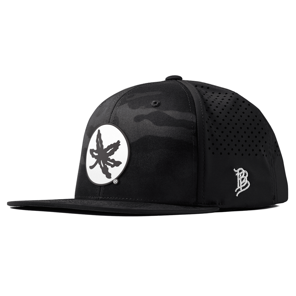 Ohio State University "OSU Buckeye Logo" Flat Performance Multicam