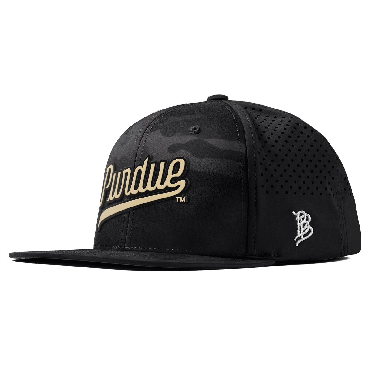 Purdue University "Purdue Script Gold" Flat Performance Mutlicam