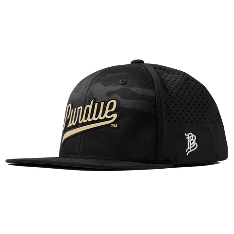 Purdue University "Purdue Script Gold" Flat Performance Mutlicam