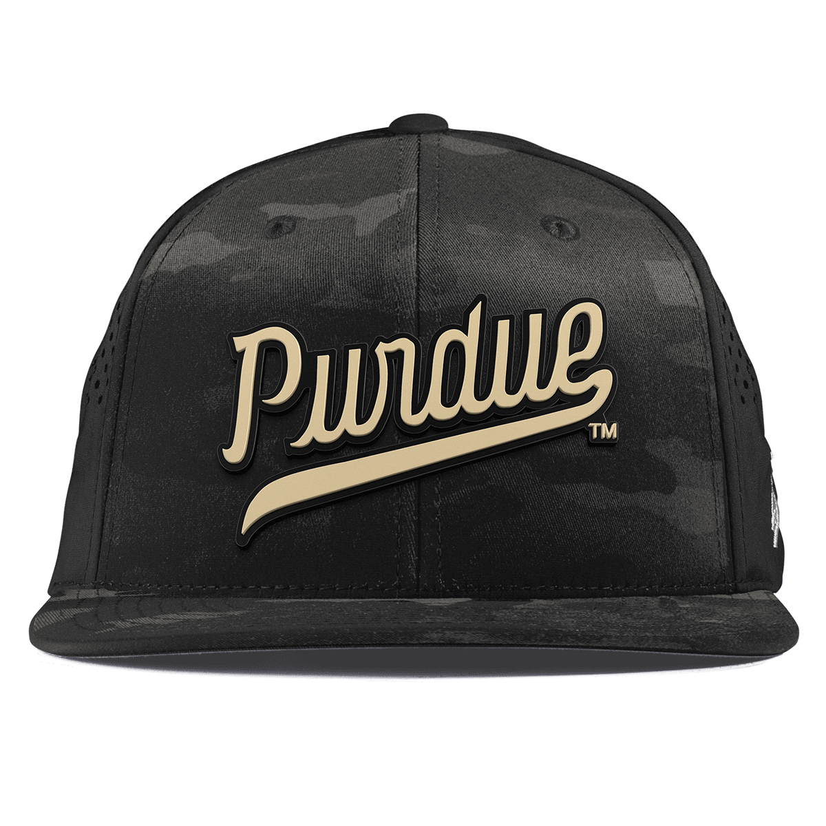 Purdue University "Purdue Script Gold" Flat Performance Mutlicam