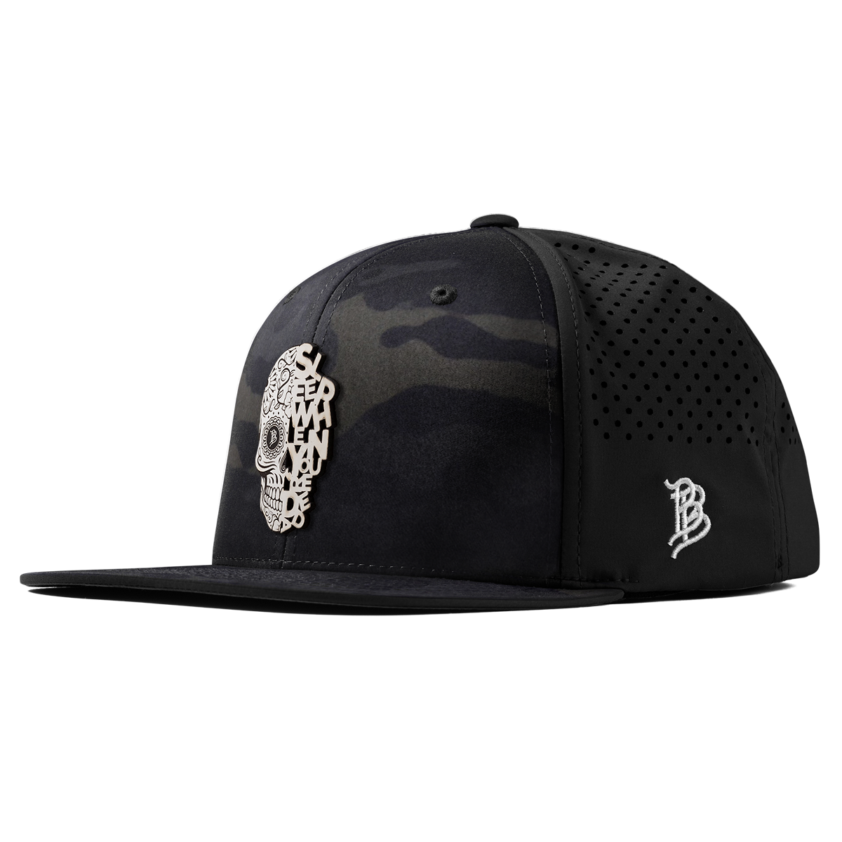 Sleep When You're Dead Skull Flat Performance Multicam