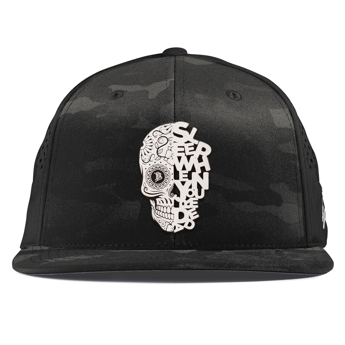 Sleep When You're Dead Skull Flat Performance Multicam