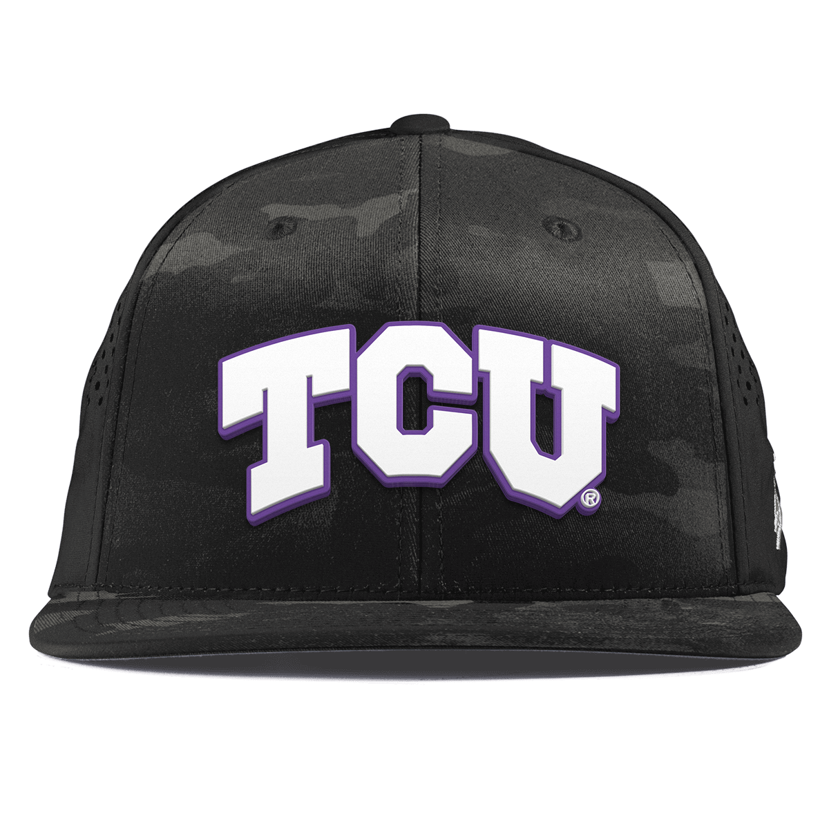Texas Christian University "TCU Block" Flat Performance Multicam