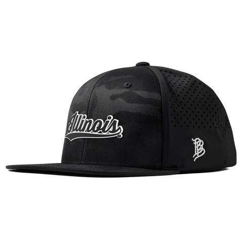 University of Illinois "Vintage Illinois Script" Flat Performance Multicam