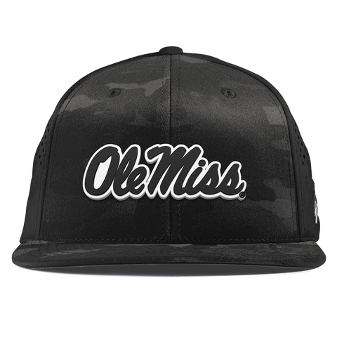 University of Mississippi "Vintage Ole Miss Team Logo" Flat Performance Multicam