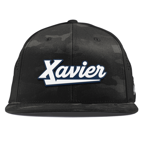 Xavier University "Xavier Script" Flat Performance Multicam