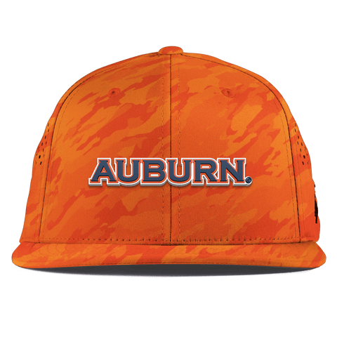 Auburn University "Auburn Block" Flat Performance Blaze Orange Camo