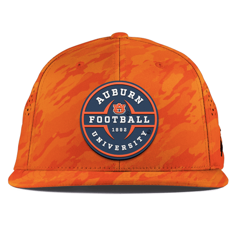 Auburn University "Auburn Football" Legacy Flat Performance Blaze Orange Camo