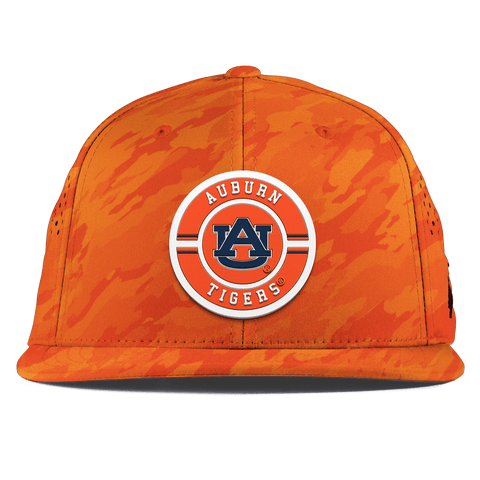 Auburn University "Auburn Seal" Flat Performance Blaze Orange Camo