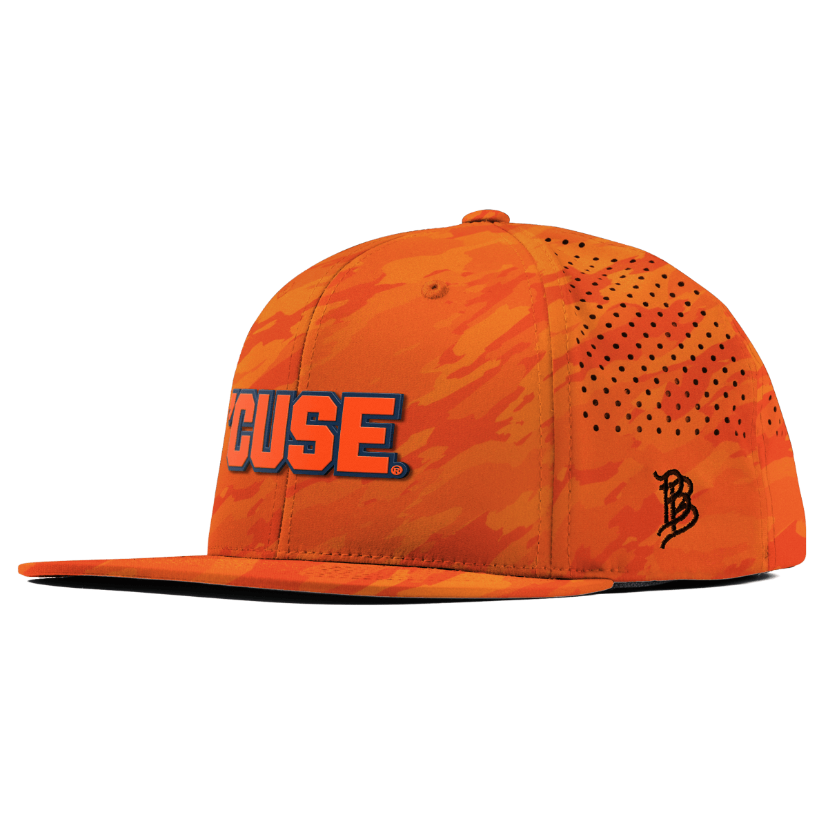Syracuse University "Cuse Block" Flat Performance Blaze Orange Camo