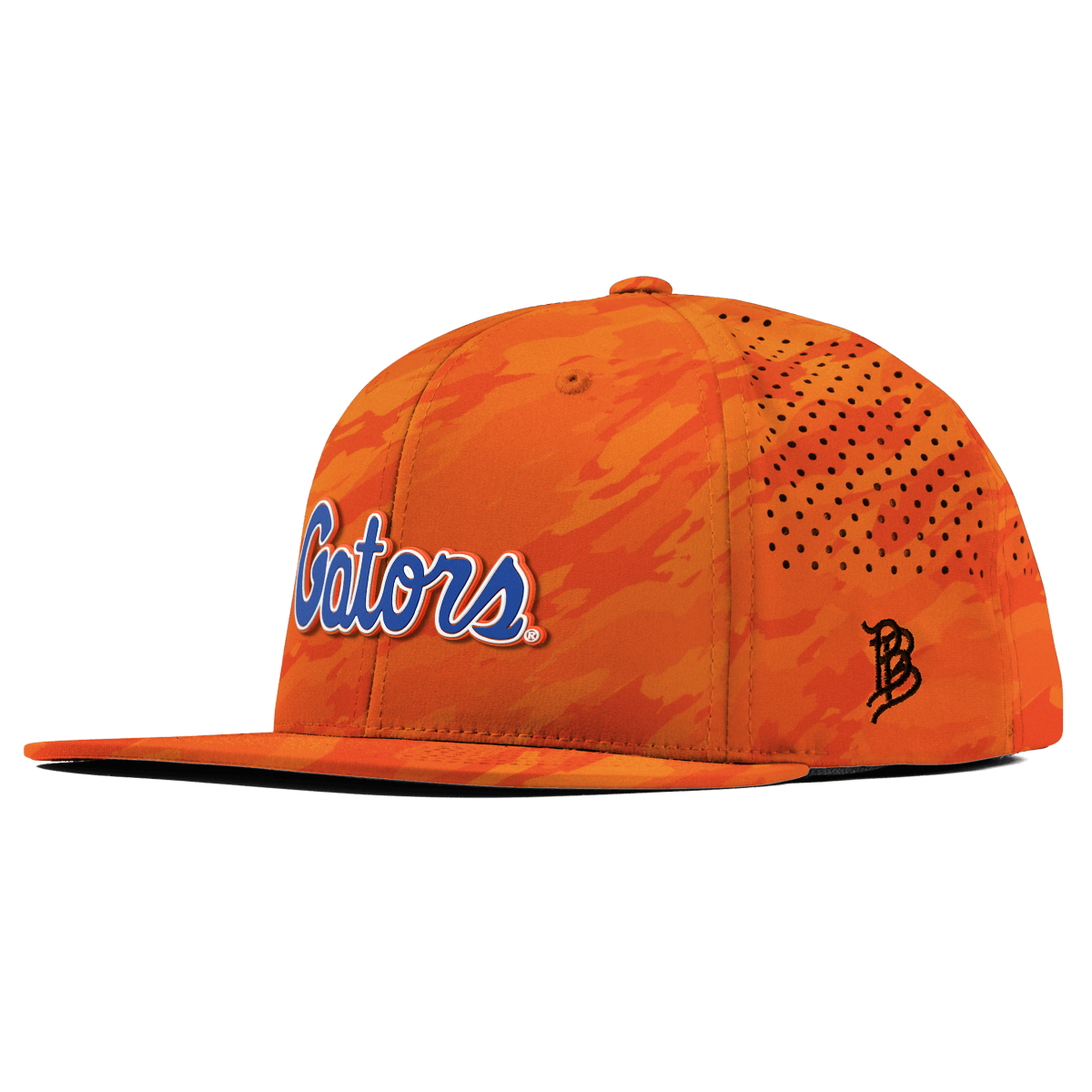 University of Florida "Gator Script" Flat Performance Blaze Orange Camo