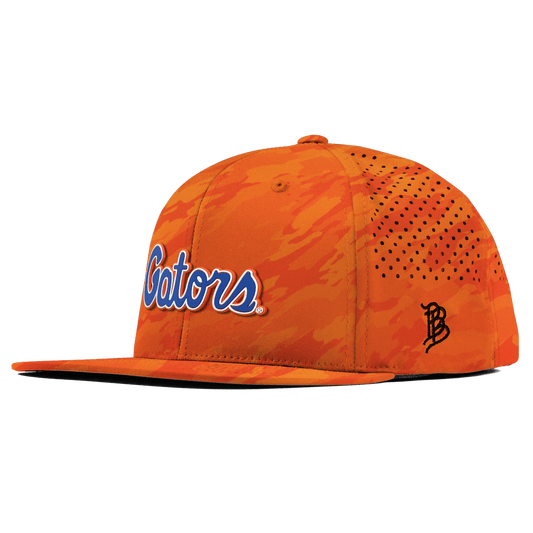 University of Florida "Gator Script" Flat Performance Blaze Orange Camo