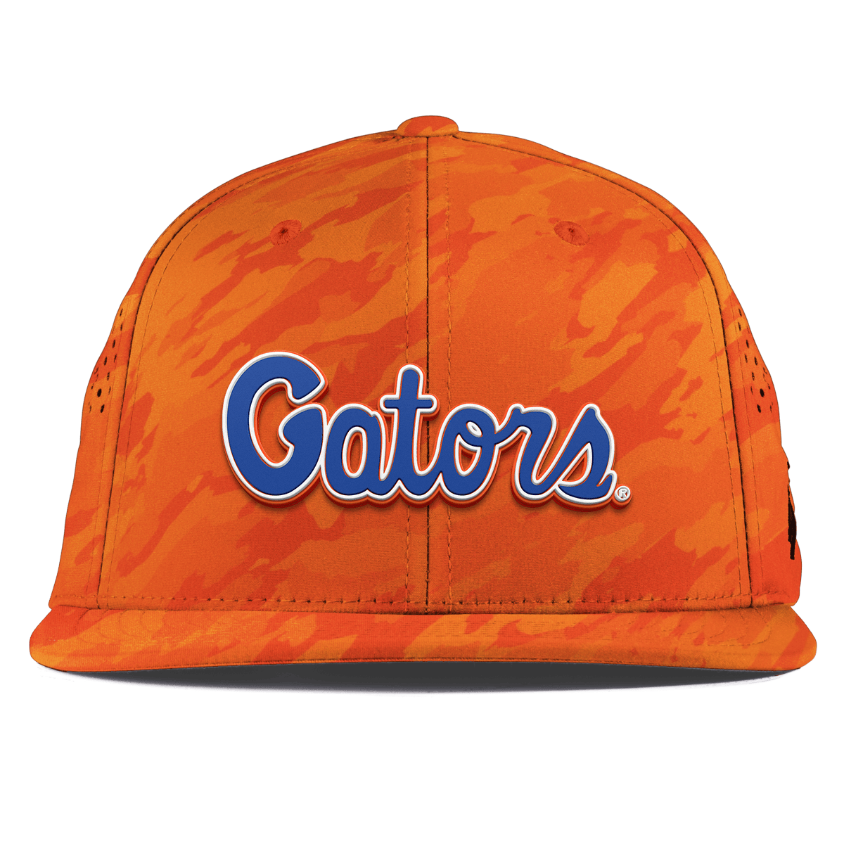 University of Florida "Gator Script" Flat Performance Blaze Orange Camo