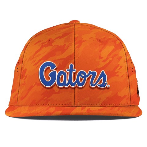 University of Florida "Gator Script" Flat Performance Blaze Orange Camo