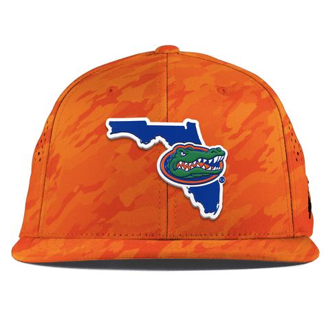 University of Florida "Gator State" Flat Performance Blaze Orange Camo