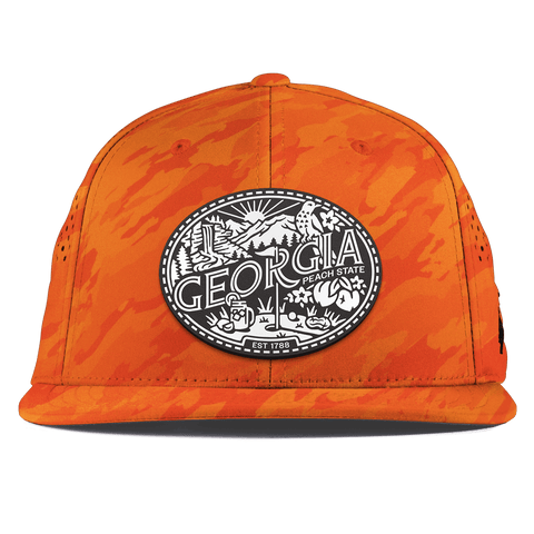 Georgia Traveler Flat Performance Blaze Orange Camo