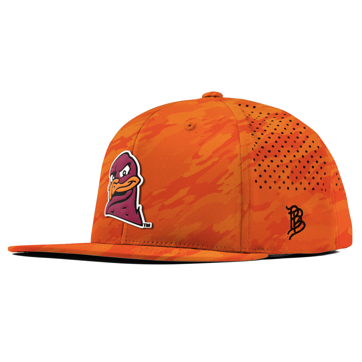 Virginia Tech University "HokieBird" Flat Performance Blaze Orange Camo