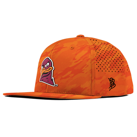 Virginia Tech University "HokieBird" Flat Performance Blaze Orange Camo