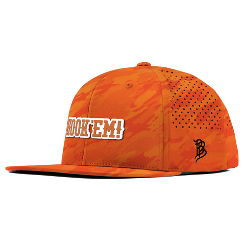 University of Texas "Hook'Em Horns" Flat Performance Blaze Orange Camo