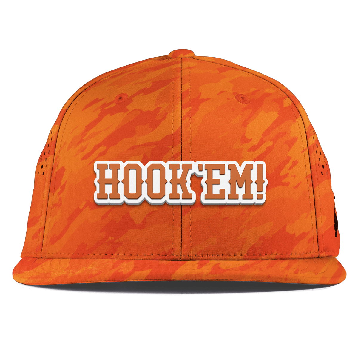 University of Texas "Hook'Em Horns" Flat Performance Blaze Orange Camo