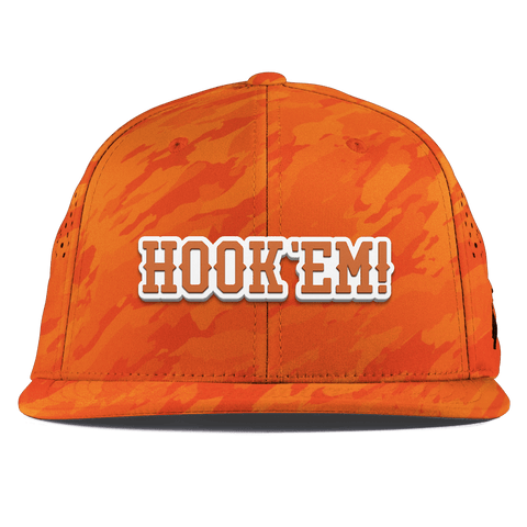 University of Texas "Hook'Em Horns" Flat Performance Blaze Orange Camo