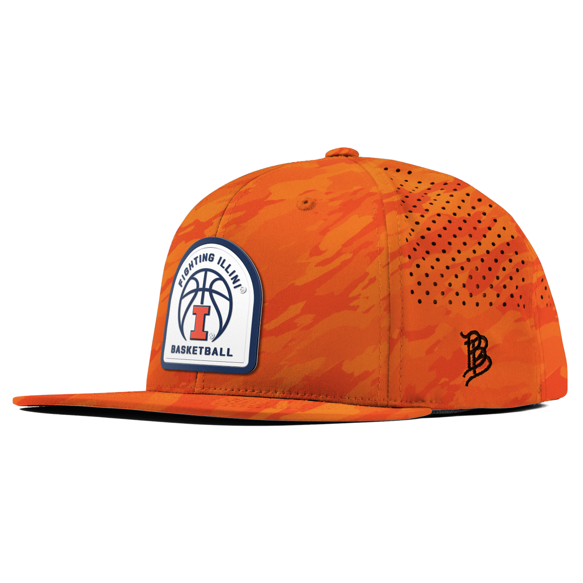 University of Illinois "Illinois Basketball" Flat Performance Blaze Orange Camo