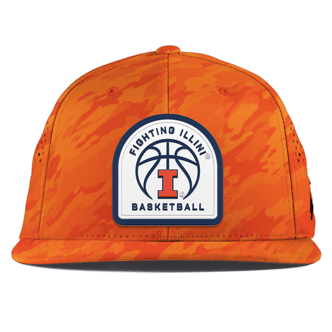 University of Illinois "Illinois Basketball" Flat Performance Blaze Orange Camo