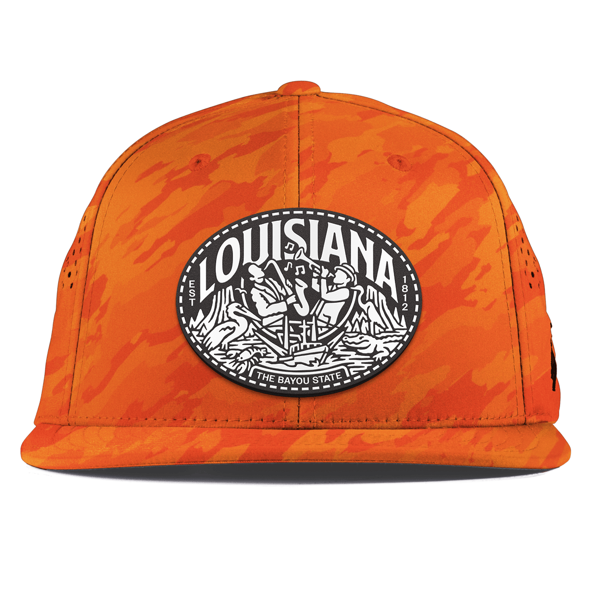 Louisiana Traveler Flat Performance Blaze Orange Camo