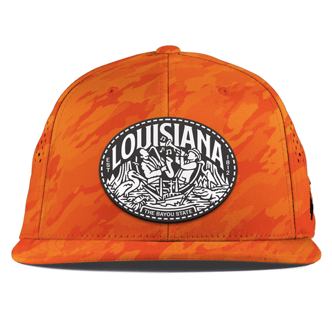 Louisiana Traveler Flat Performance Blaze Orange Camo