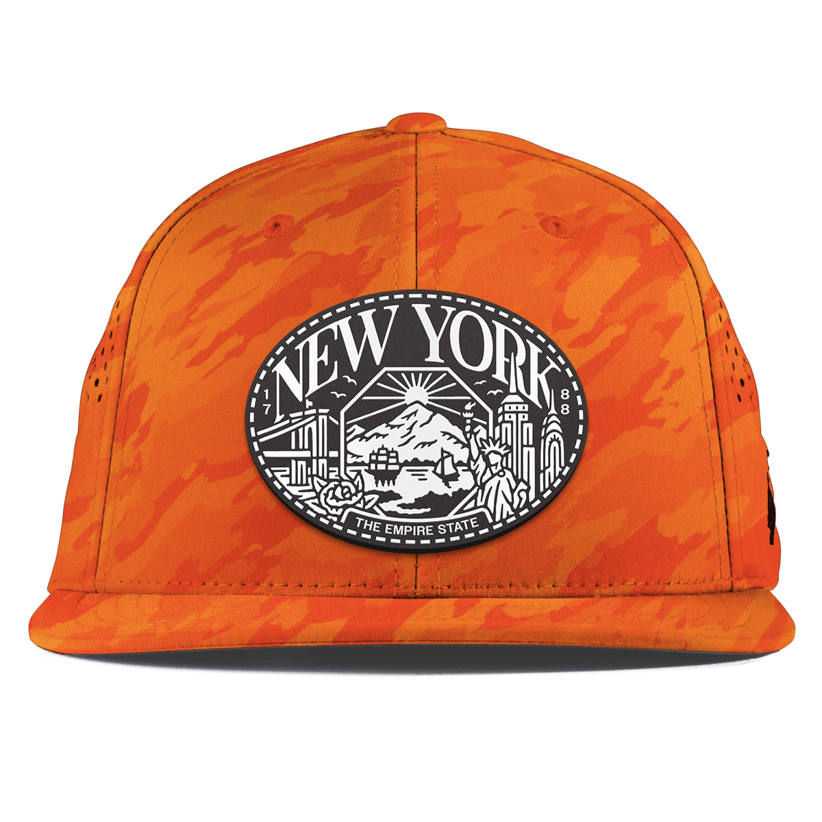 New York Traveler Flat Performance Blaze Orange Camo