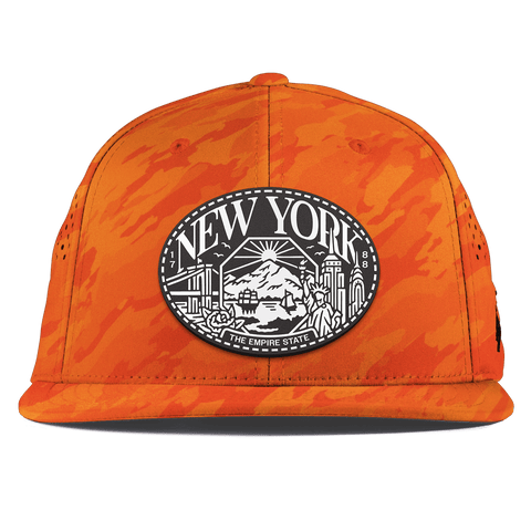 New York Traveler Flat Performance Blaze Orange Camo
