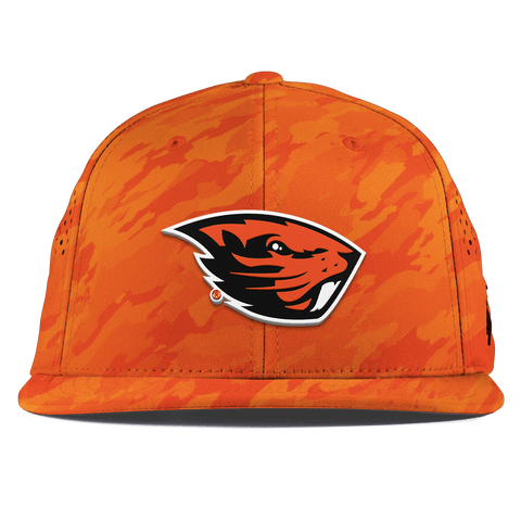 Oregon State University "Oregon State Team Logo" Flat Performance Blaze Orange Camo