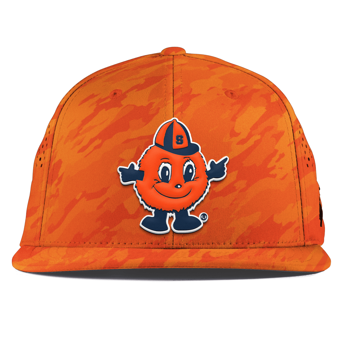 Syracuse University "Otto The Orange" Flat Performance Blaze Orange Camo