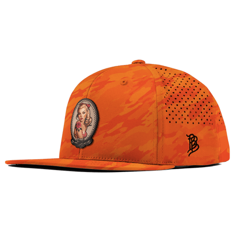 Portrait Piece Flat Performance Blaze Orange Camo