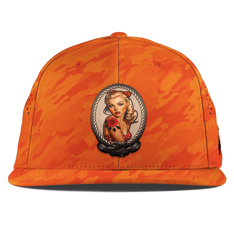 Portrait Piece Flat Performance Blaze Orange Camo