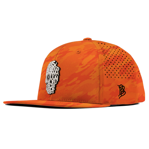 Sleep When You're Dead Skull Flat Performance Blaze Orange