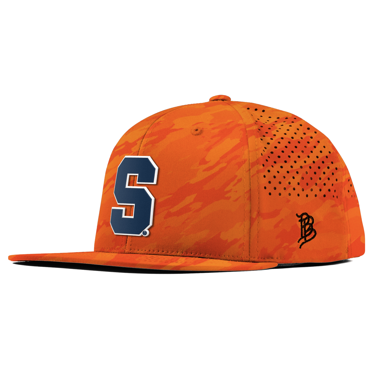 Syracuse University "Syracuse Navy Block" Flat Performance Blaze Orange Camo