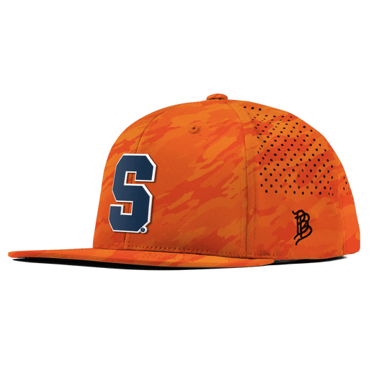 Syracuse University "Syracuse Navy Block" Flat Performance Blaze Orange Camo