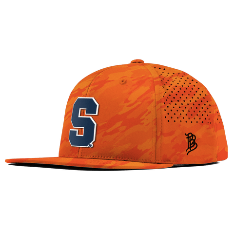 Syracuse University "Syracuse Navy Block" Flat Performance Blaze Orange Camo