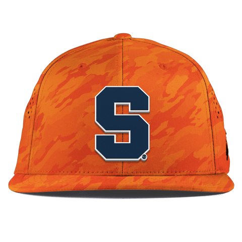 Syracuse University "Syracuse Navy Block" Flat Performance Blaze Orange Camo