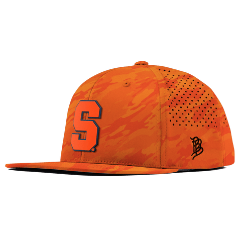 Syracuse University "Syracuse Orange Block" Flat Performance Blaze Orange Camo