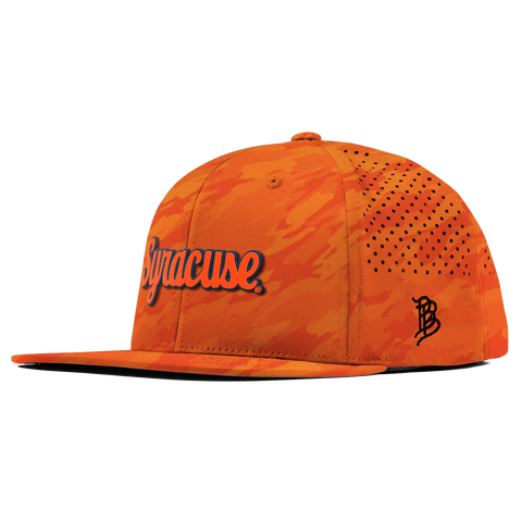 Syracuse University "Syracuse Throwback Script" Flat Performance Blaze Orange Camo
