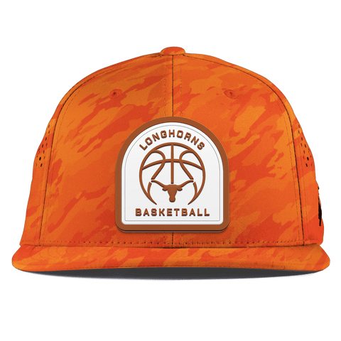 University of Texas "Texas Basketball" Flat Performance Blaze Orange Camo
